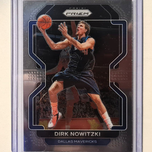 Dirk Nowitzki 2021-22 Panini Prizm #289 NBA Basketball Dallas Mavericks Mint sleeved