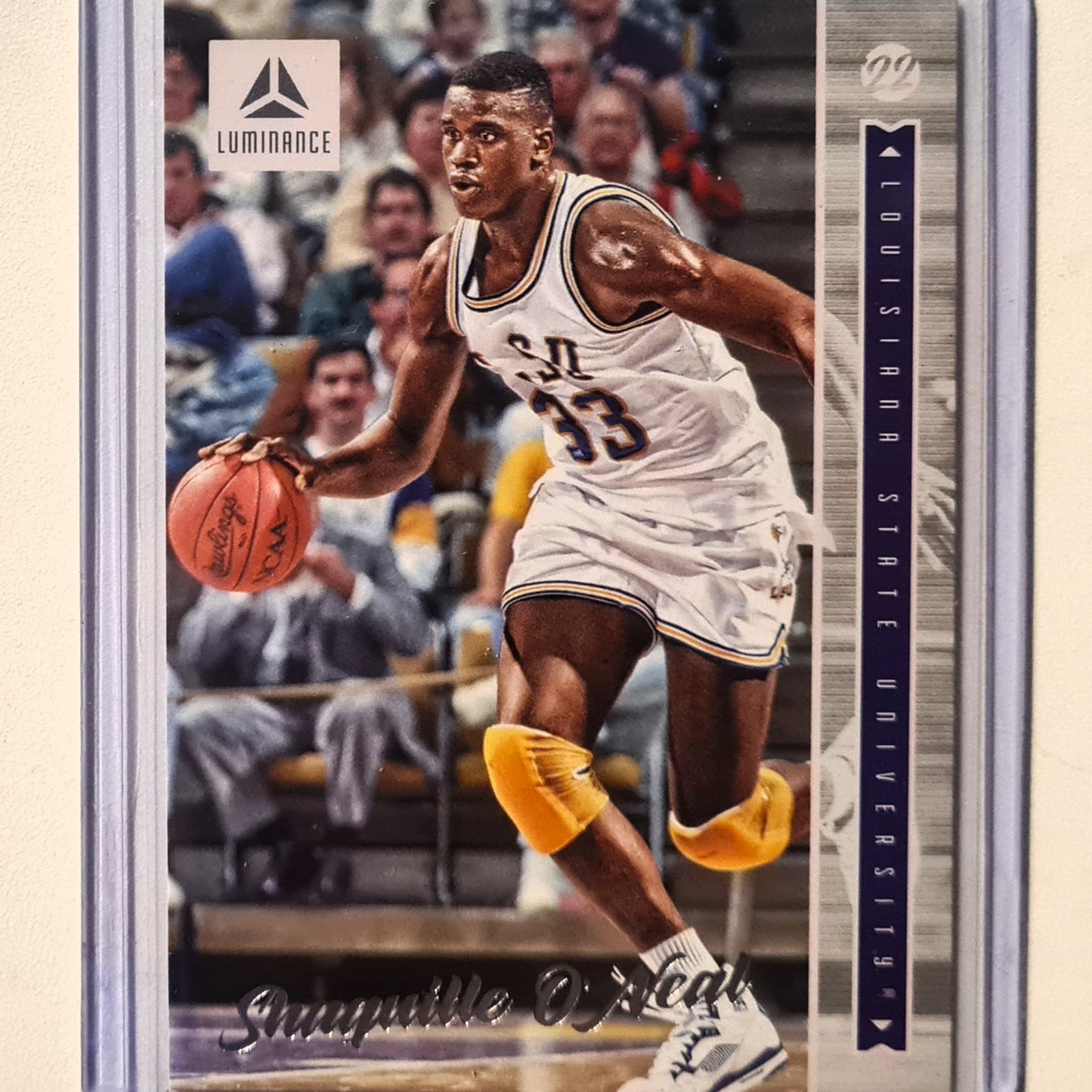 Shaquille O'Neal 2022 Panini Chronicles Luminance Draft Picks #35 NBA Basketball LSU Excellent sleeved
