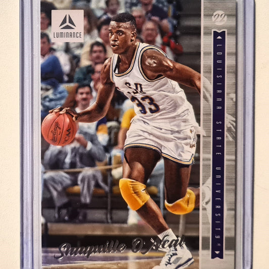 Shaquille O'Neal 2022 Panini Chronicles Luminance Draft Picks #35 NBA Basketball LSU Excellent sleeved