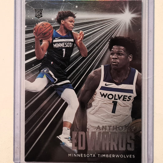 Anthony Edwards 2020-21 Panini Chronicles essentials Rookie RC #203 NBA Basketball Minnesota Timberwolves excellent Sleeved