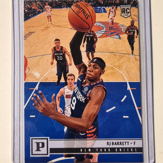 RJ Barrett 2019-20 Panini Chronicles Rookie RC #109 NBA Basketball New York Knicks excellent Sleeved