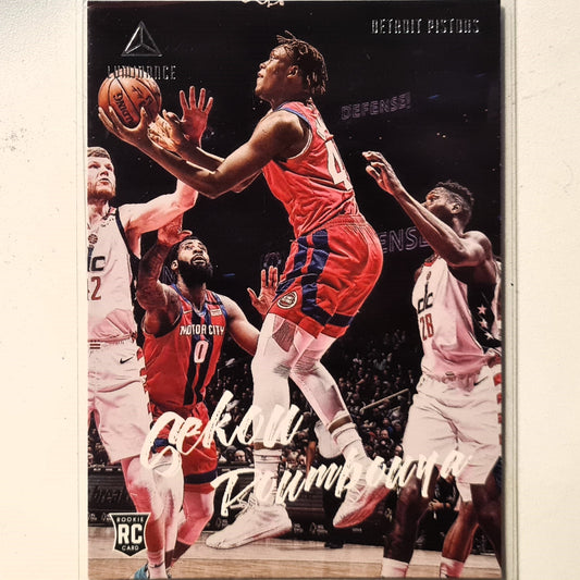 Sekou Doumbouya 2019-20 Panini Chronicles Luminance Rookie RC #153 NBA Basketball Detroit Pistons Excellent/Mint Sleeved