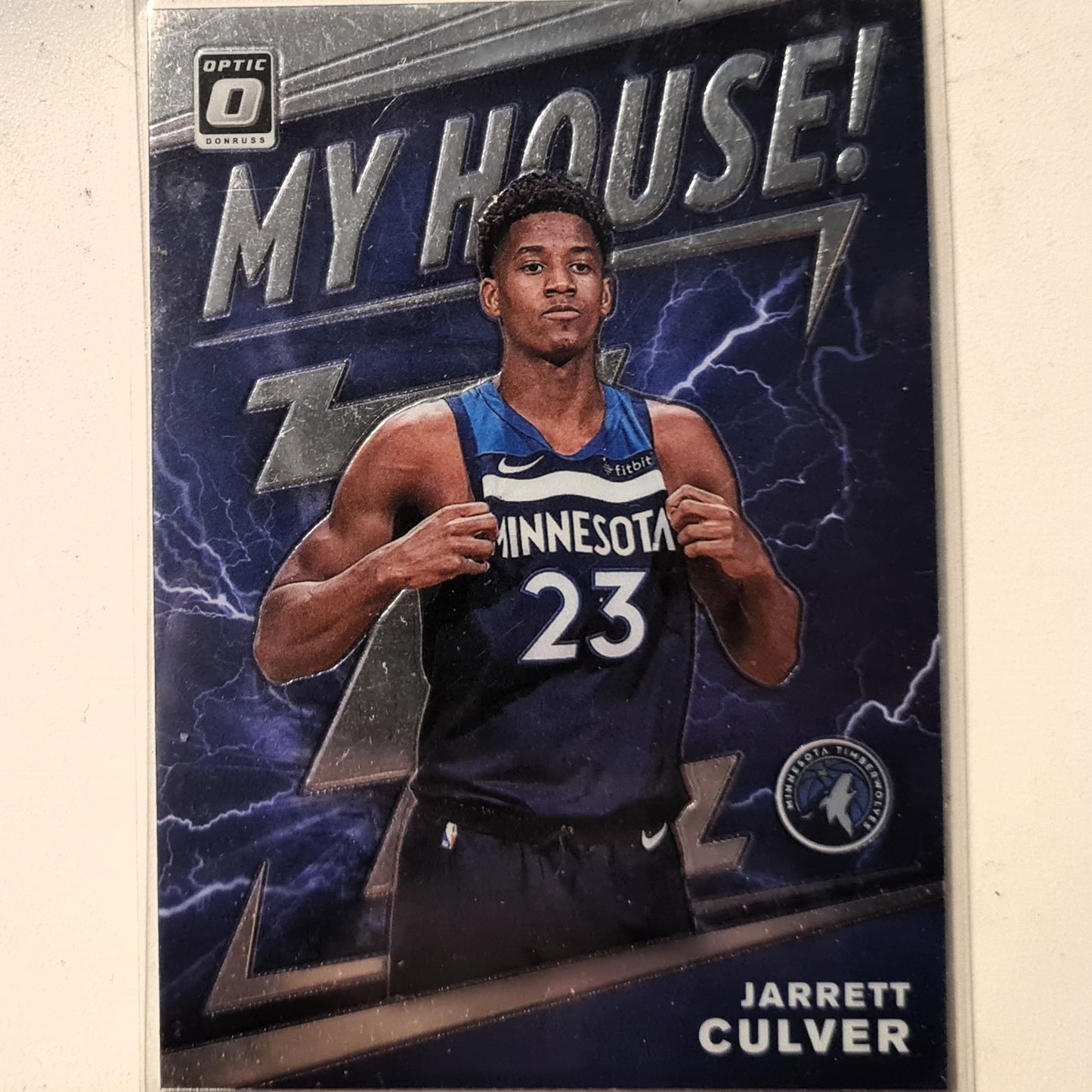 Jarrett Culver 2019-20 Panini Donruss Optic My house #19 NBA Basketball Minnesota Timberwolves Excellent Sleeved
