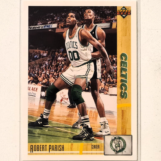 Robert Parish 1991 Upper-Deck #163 NBA Basketball Boston Celtics Excellent sleeved