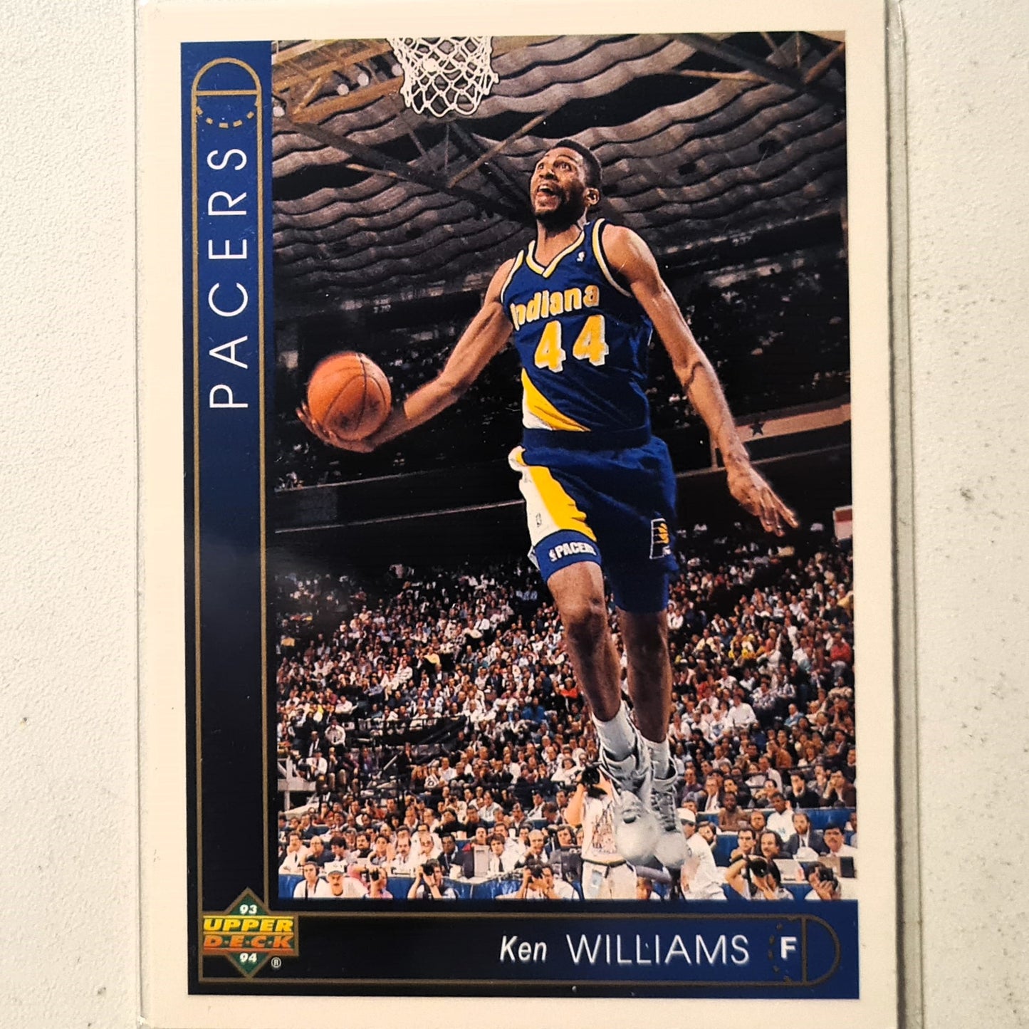 Ken Williams 1991 Upper-Deck #318 NBA Basketball Indiana Pacers Excellent sleeved