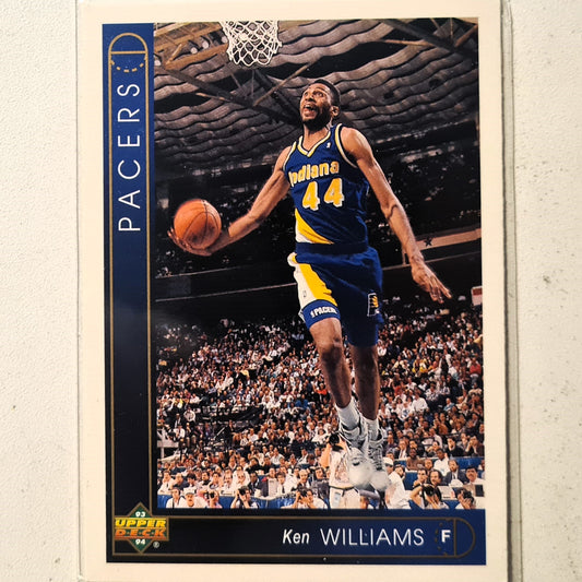 Ken Williams 1991 Upper-Deck #318 NBA Basketball Indiana Pacers Excellent sleeved