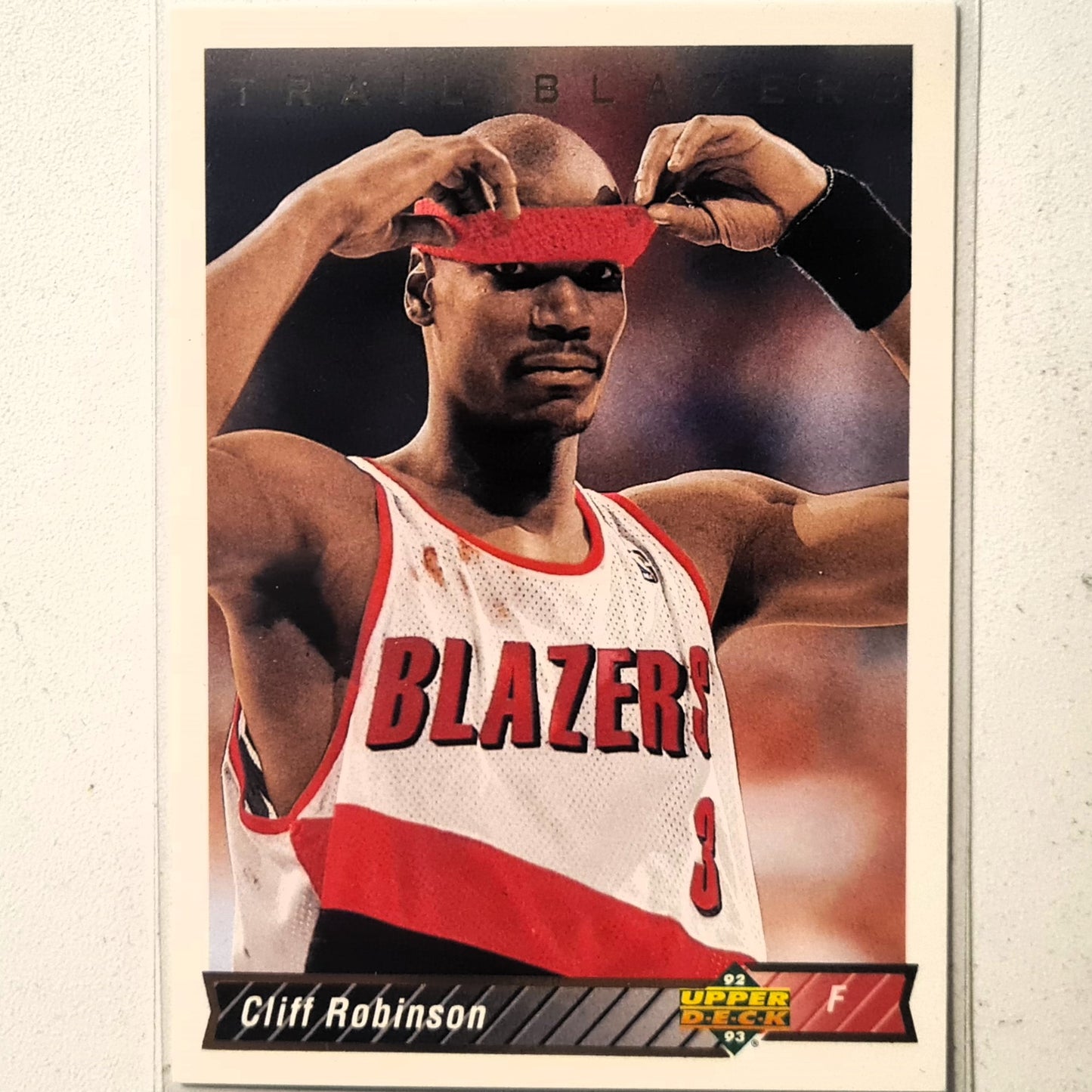 Cliff Robinson 1991 Upper-Deck #107 NBA Basketball Portland Trail Blazers Excellent sleeved