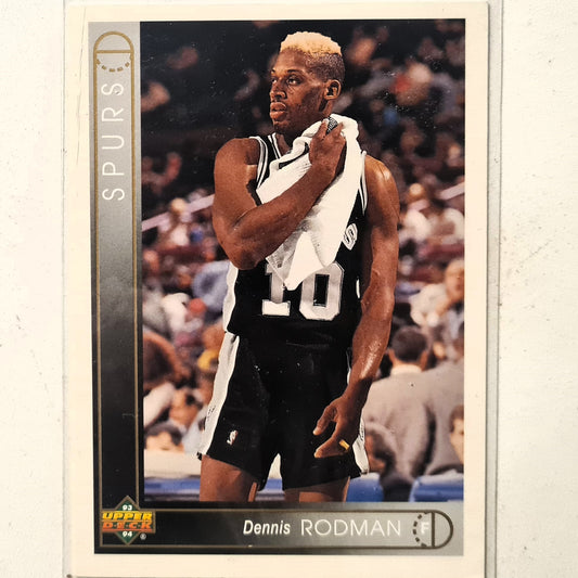 Dennis Rodman 1991 Upper-Deck #396 NBA Basketball San Antonio Spurs Excellent sleeved