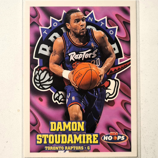 Damon Stoudamire 1997 Skybox NBA Hoops #147 NBA Basketball Toronto Raptors Excellent sleeved