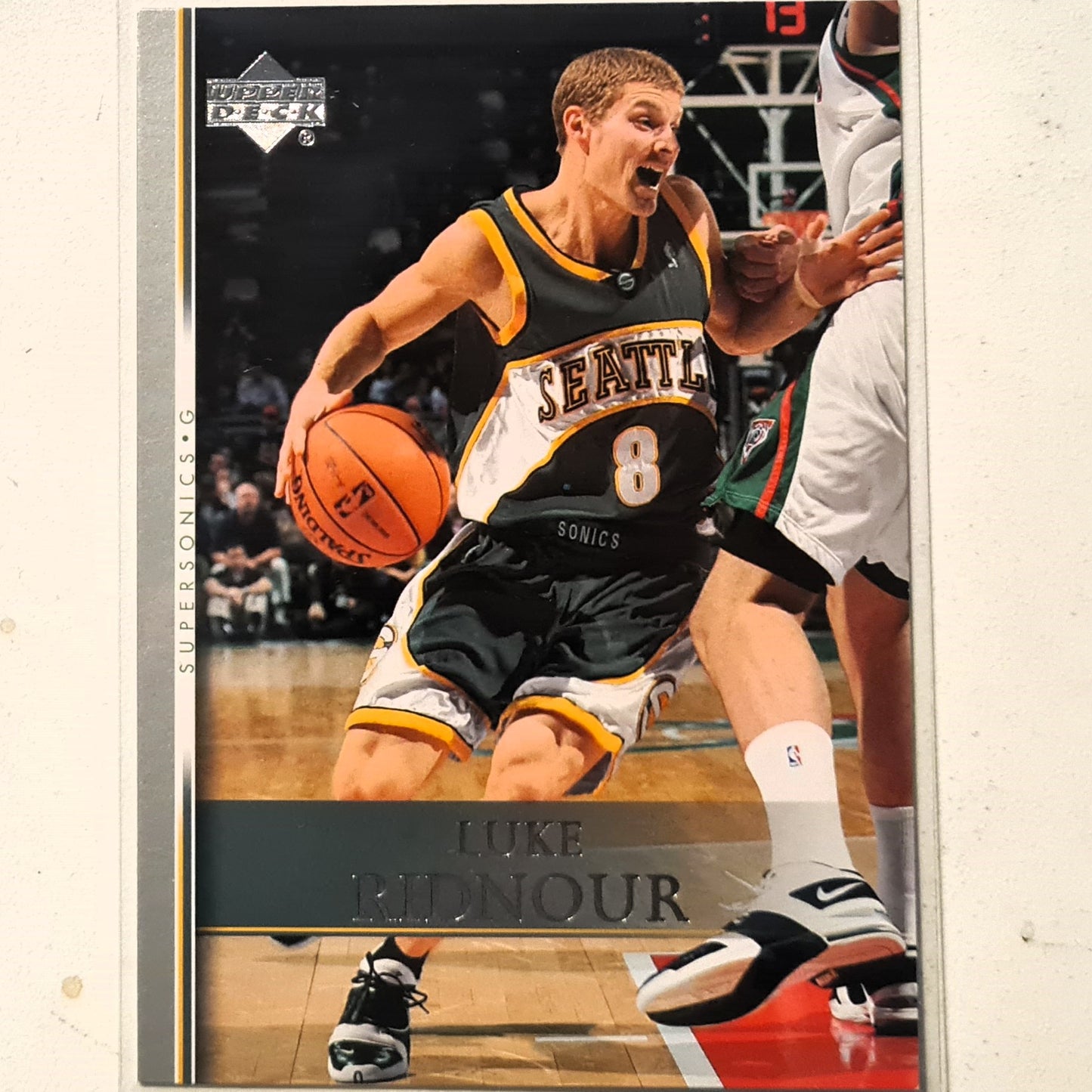 Luke Ridnour 2007-08 Upper-Deck First Edition #75 NBA Basketball Seattle Super Sonics Excellent sleeved
