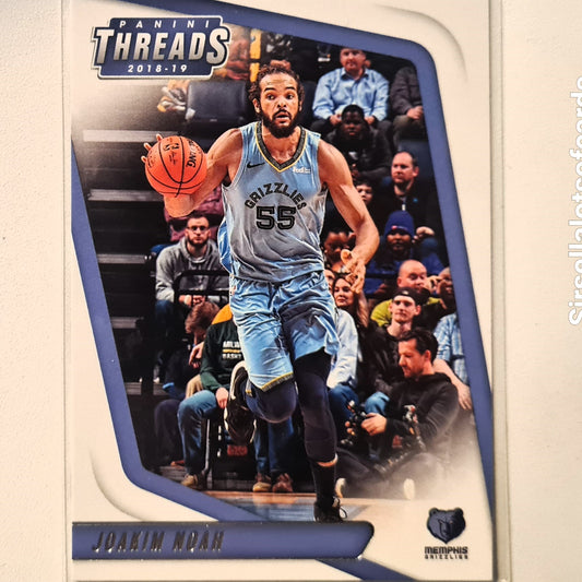 Joakim Noah 2018-19 Panini Threads #34 NBA Basketball Memphis Grizzlies Excellent sleeved