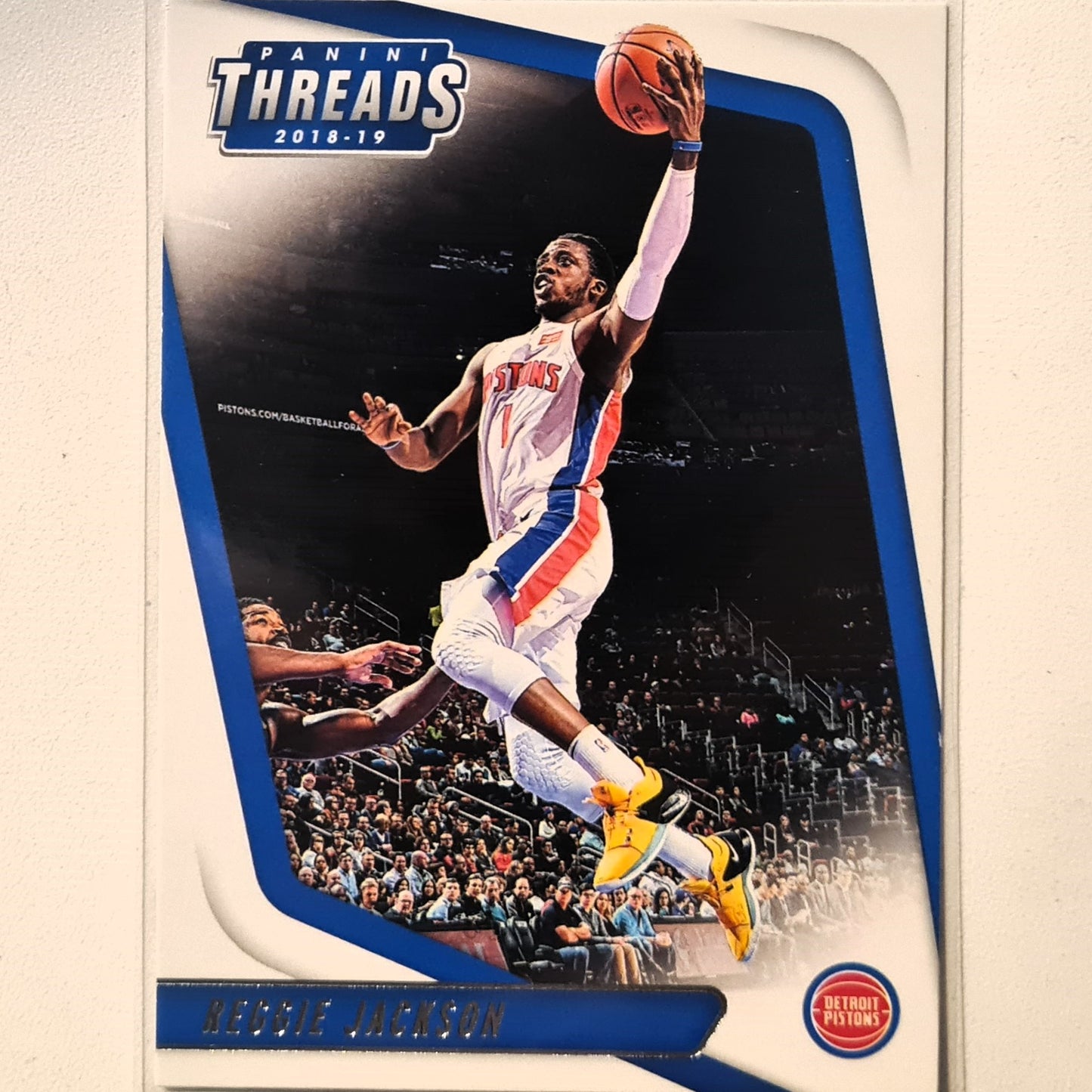 Reggie Jackson 2018-19 Panini Threads #72 NBA Basketball Detroit Pistons Excellent sleeved