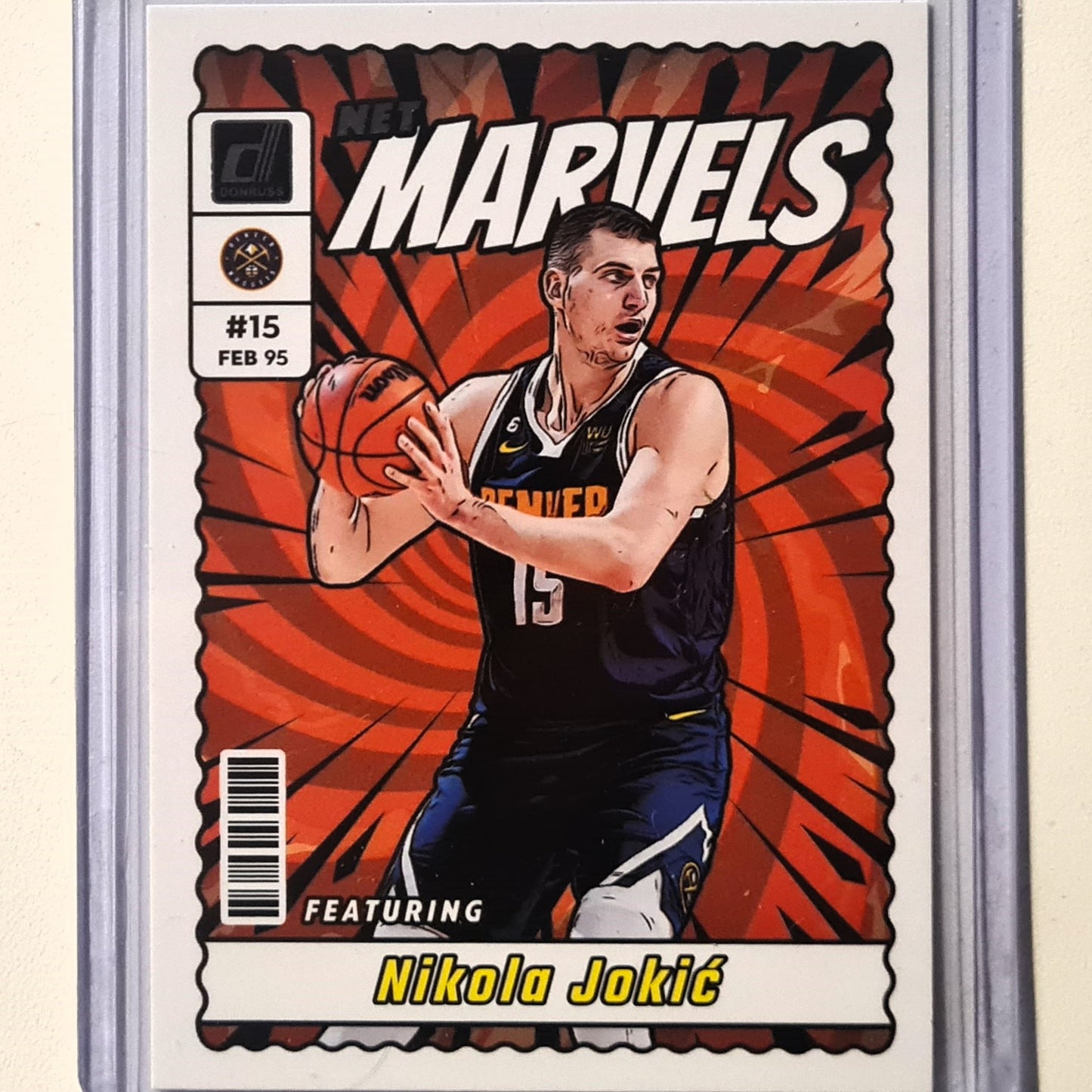 Nikola Jokic 2023-24 Panini Donruss Net Marvels  #1 NBA Basketball Denver Nuggets Excellent sleeved