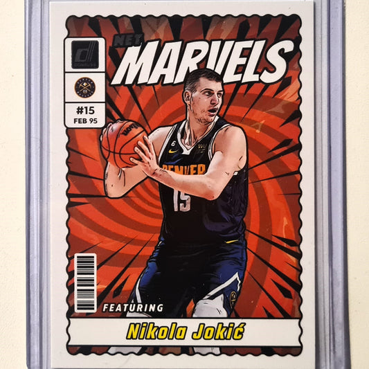 Nikola Jokic 2023-24 Panini Donruss Net Marvels  #1 NBA Basketball Denver Nuggets Excellent sleeved