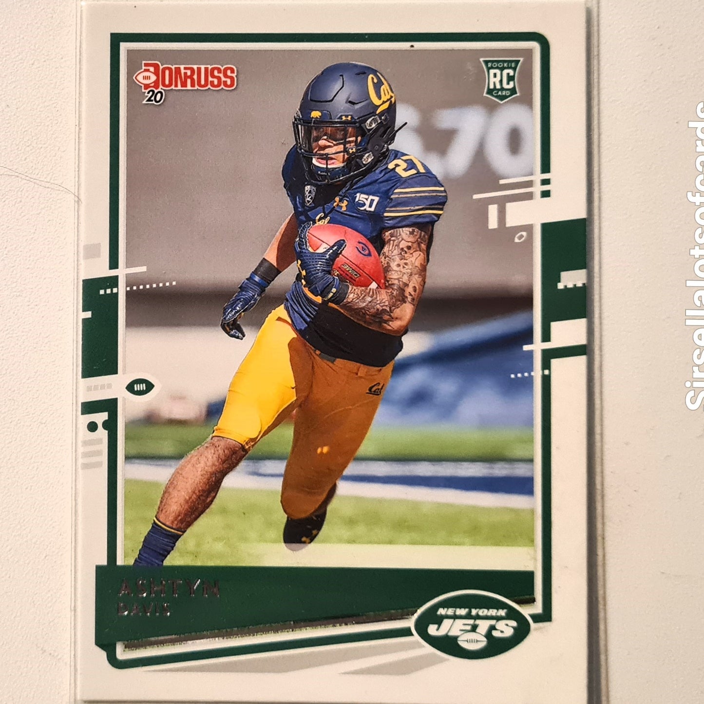 Ashtyn Davis 2020 Panini Donruss NFL Rookie RC #295 American Football New York Jets Excellent sleeved