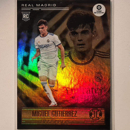 Miguel Gutierrez 2021-22 Panini Illusions La Liga Rookie RC #194 Soccer Football Real Madrid Excellent sleeved