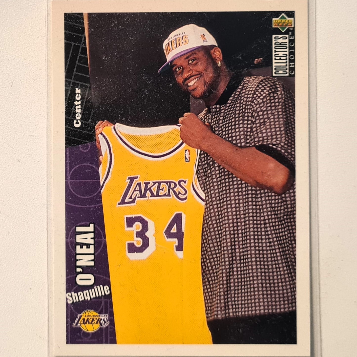 Shaquille O'Neal 1996 Upper-Deck collectors choice #270 NBA Basketball LA Lakers Fair/good sleeved