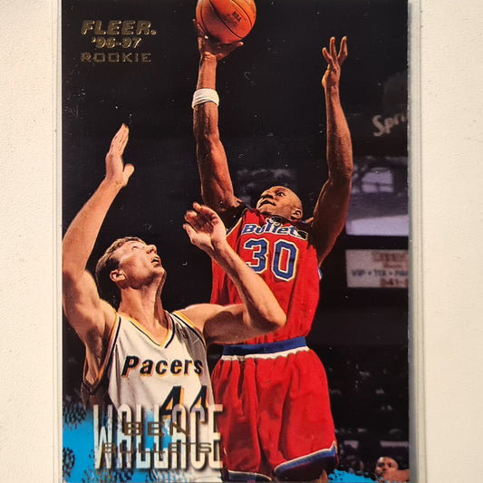 Ben Wallace 1997 Fleer 96-97 Rookie RC #268 NBA Basketball Washington bullets excellent sleeved