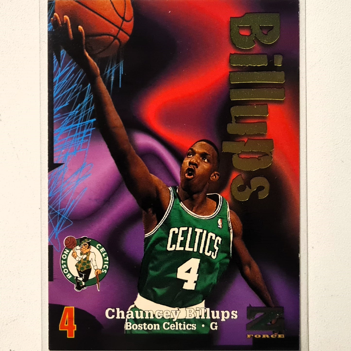 Chauncey Billups 1998 Skybox Z-Force Rookie RC #179 NBA Basketball Boston Celtics Excellent sleeved