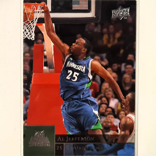 Al Jefferson 2009-10 Upper-Deck #109 NBA Basketball Al Jefferson good-very good sleeved