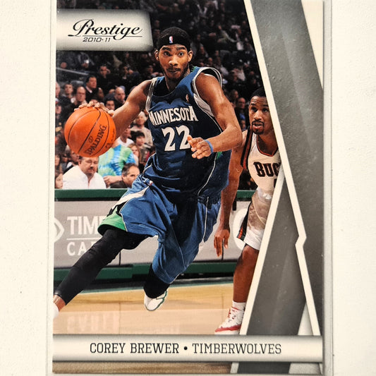 Corey Brewer 2010-11 Panini Prestige #66 NBA Basketball Minnesota Timberwolves Excellent sleeved