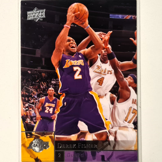 Derick Fisher 2009-10  Upper-Deck #82 NBA Basketball LA Lakers good sleeved