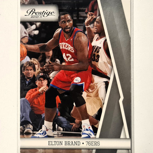 Elton Brand 2010-11 Panini Prestige #90 NBA Basketball Philadelphia 76ers Excellent sleeved