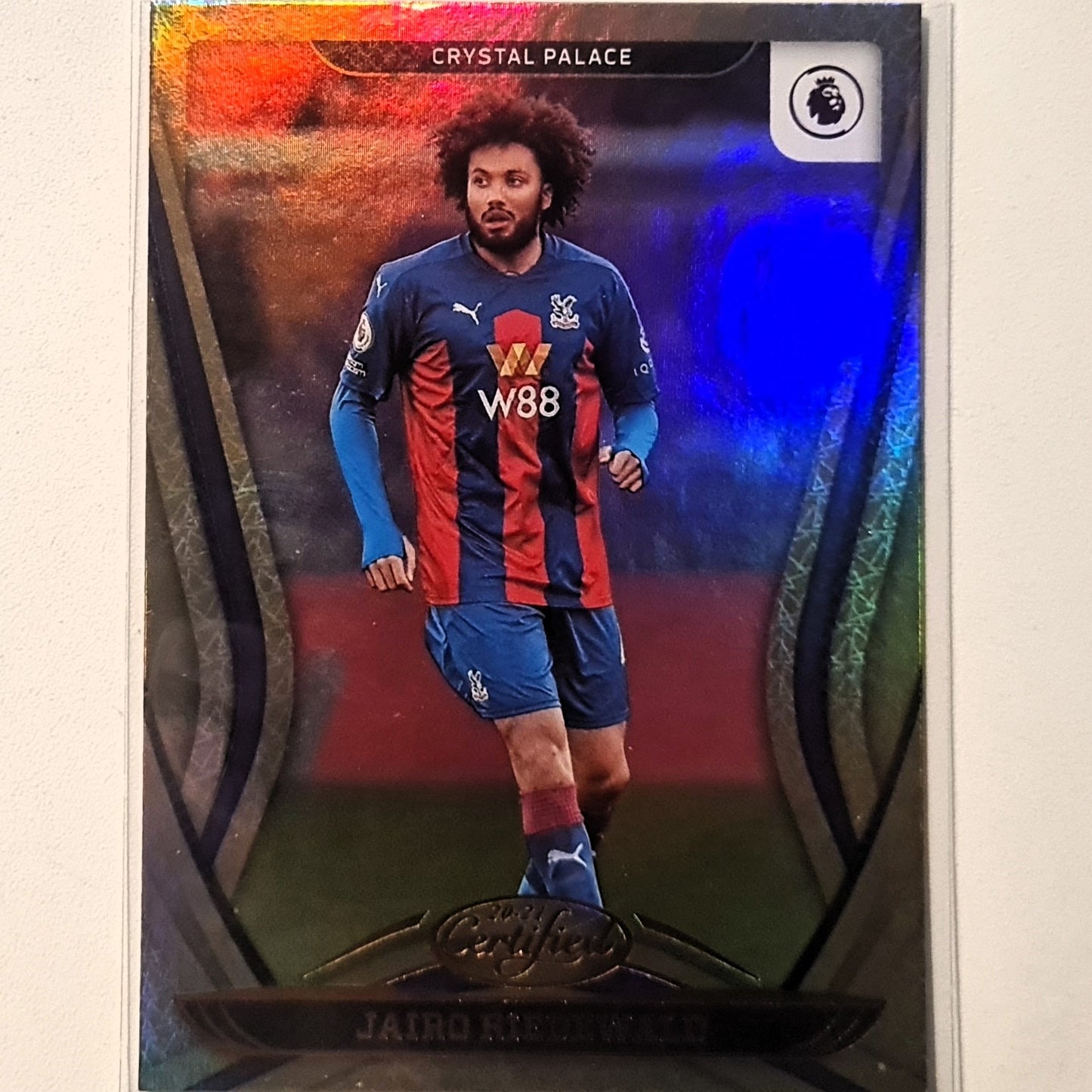 Jairo Riedewald 2020-21 Panini chronicles Certified Premiership #9 Soccer Football Crystal Palace Excellent/mint sleeved