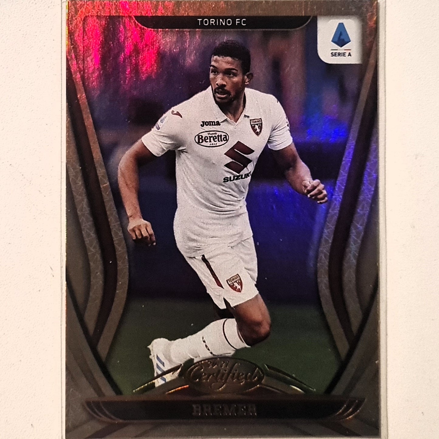 Bremer 2020-21 Panini chronicles Certified Serie A #26 Soccer Football Torino FC Excellent/mint sleeved