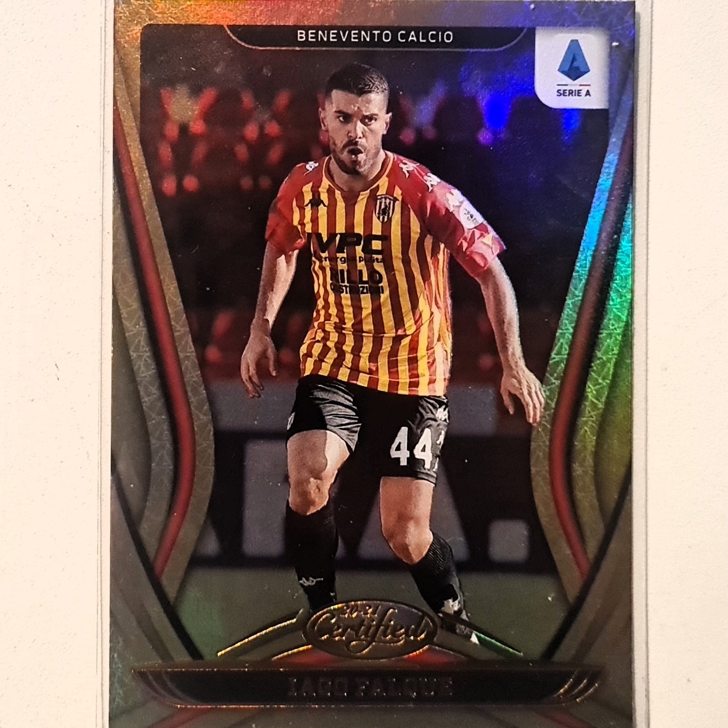 Lago Falque 2020-21 Panini chronicles Certified Serie A #7 Soccer Football Benevento Calcio Excellent/mint sleeved