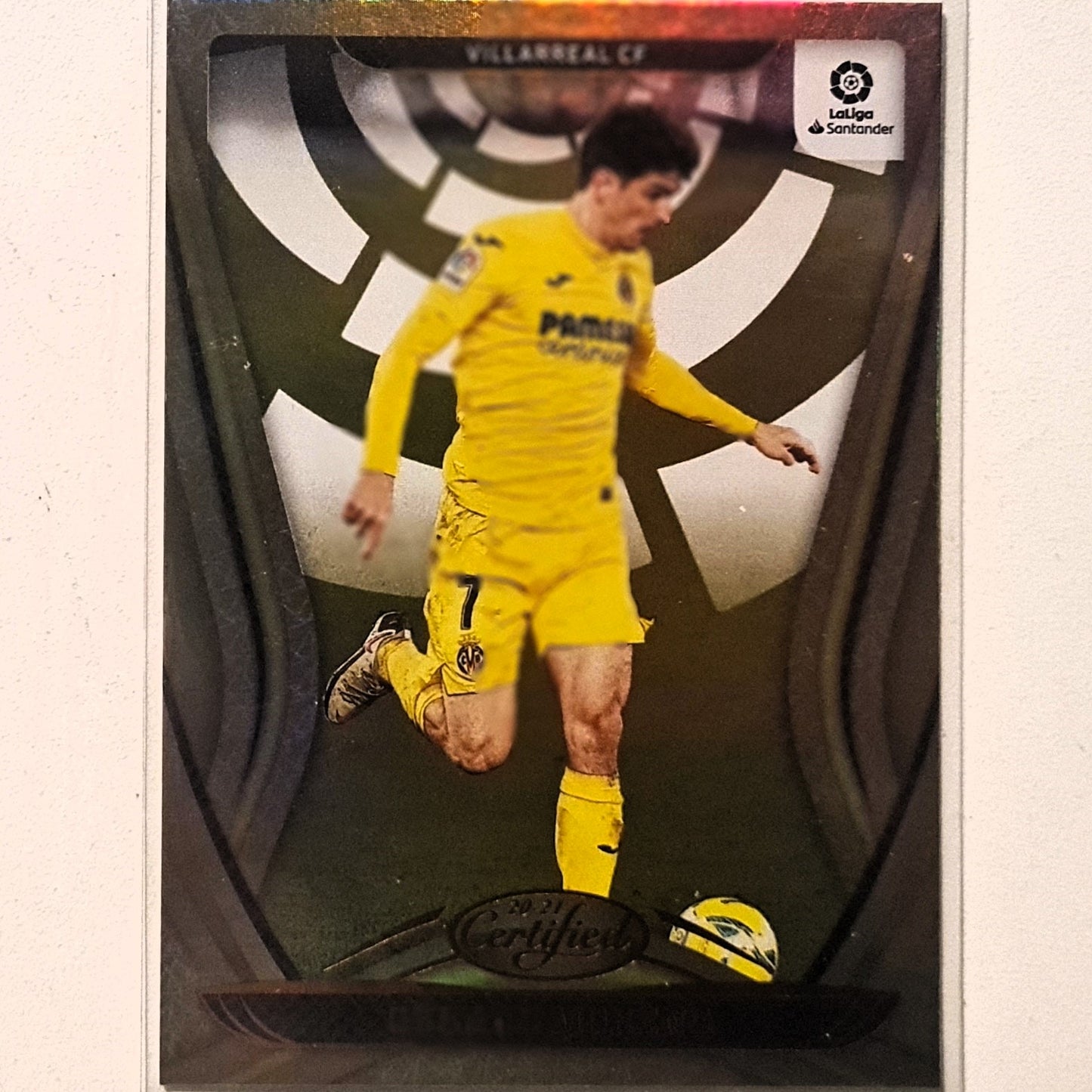 Gerard Moreno 2020-21 Panini chronicles Certified La Liga #1 Soccer Football Villarreal CF Excellent/mint sleeved