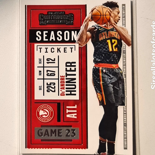 De'Andre Hunter 2020-21 Panini Contenders  #24 NBA Basketball Atlanta Hawks Mint Sleeved