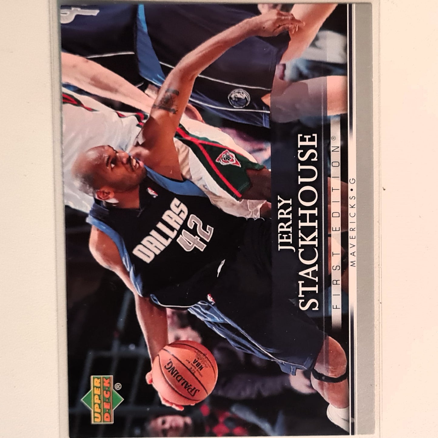 Jerry Stackhouse 2007-08 Upper-Deck First Edition #5 NBA Basketball Dallas Mavericks  Excellent Sleeved