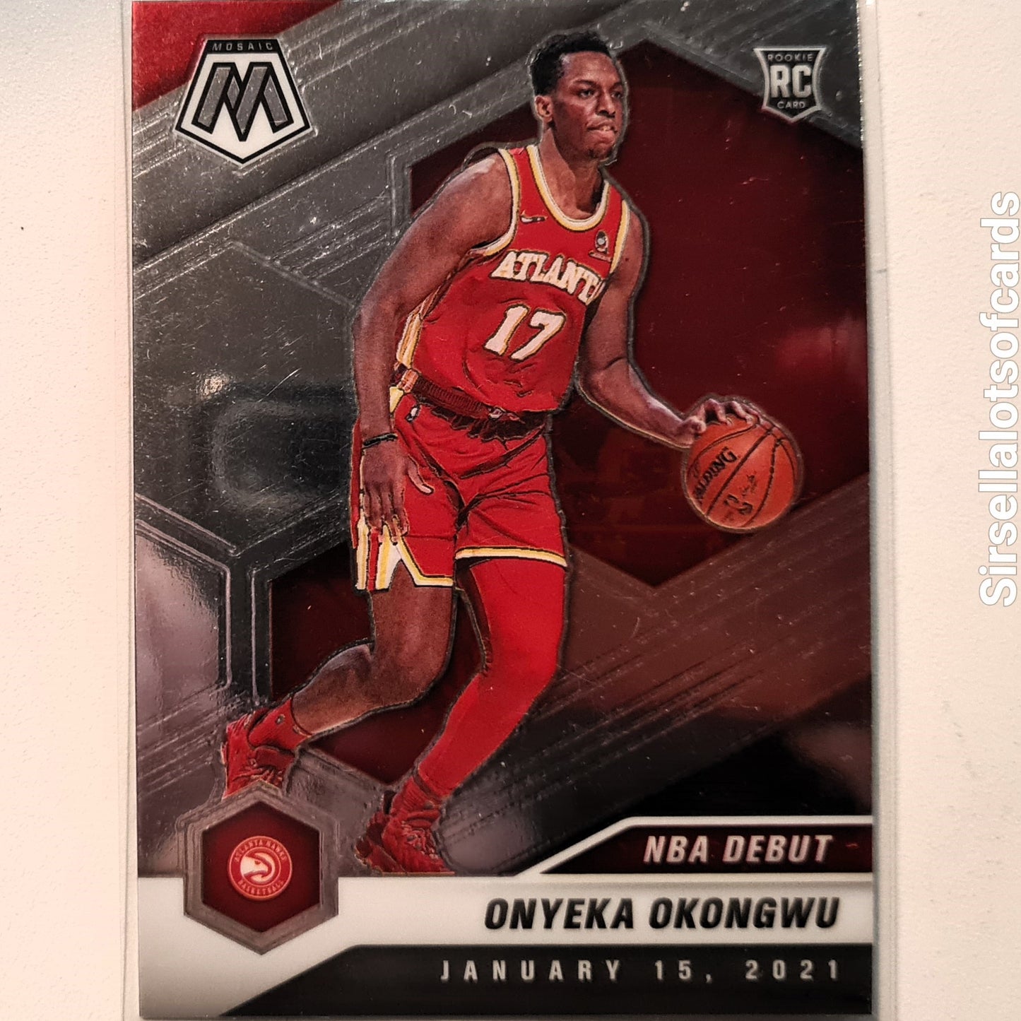 Onyeka Okongwu 2020-21 Panini Mosaic Debut Rookie RC #274 NBA Basketball Atlanta Hawks Excellent/Mint Sleeved
