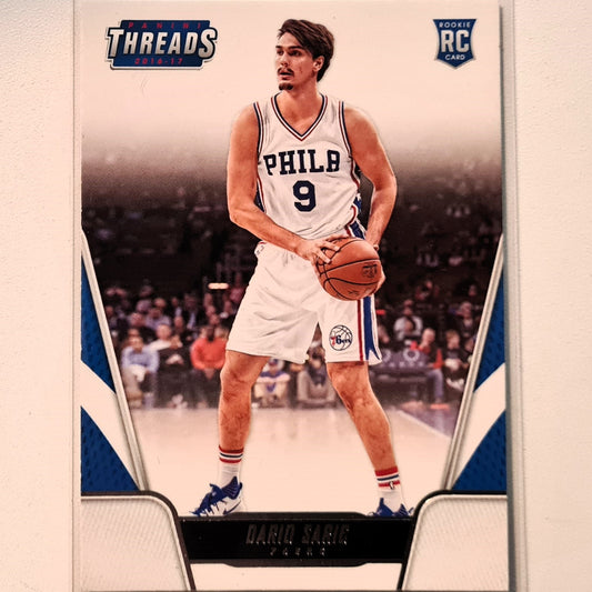 Dario Saric 2016-17 Panini Threads #179 NBA Basketball Philadelphia 76ers very good/excellent sleeved