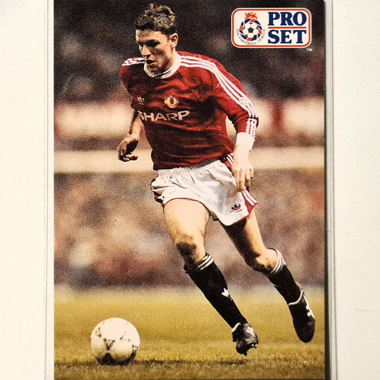 Lee Sharpe 1991-92 Pro Set Football League Soccer #66 Football Manchester United very good Sleeved