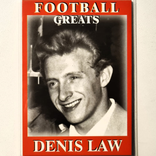 Denis Law the beautiful game Football Greats very rare #34 Soccer Football Manchester United Excellent Sleeved