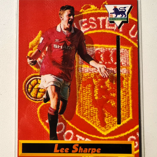 Lee Sharpe 1993 Merlin premier league #56 Soccer Football Manchester United Excellent Sleeved