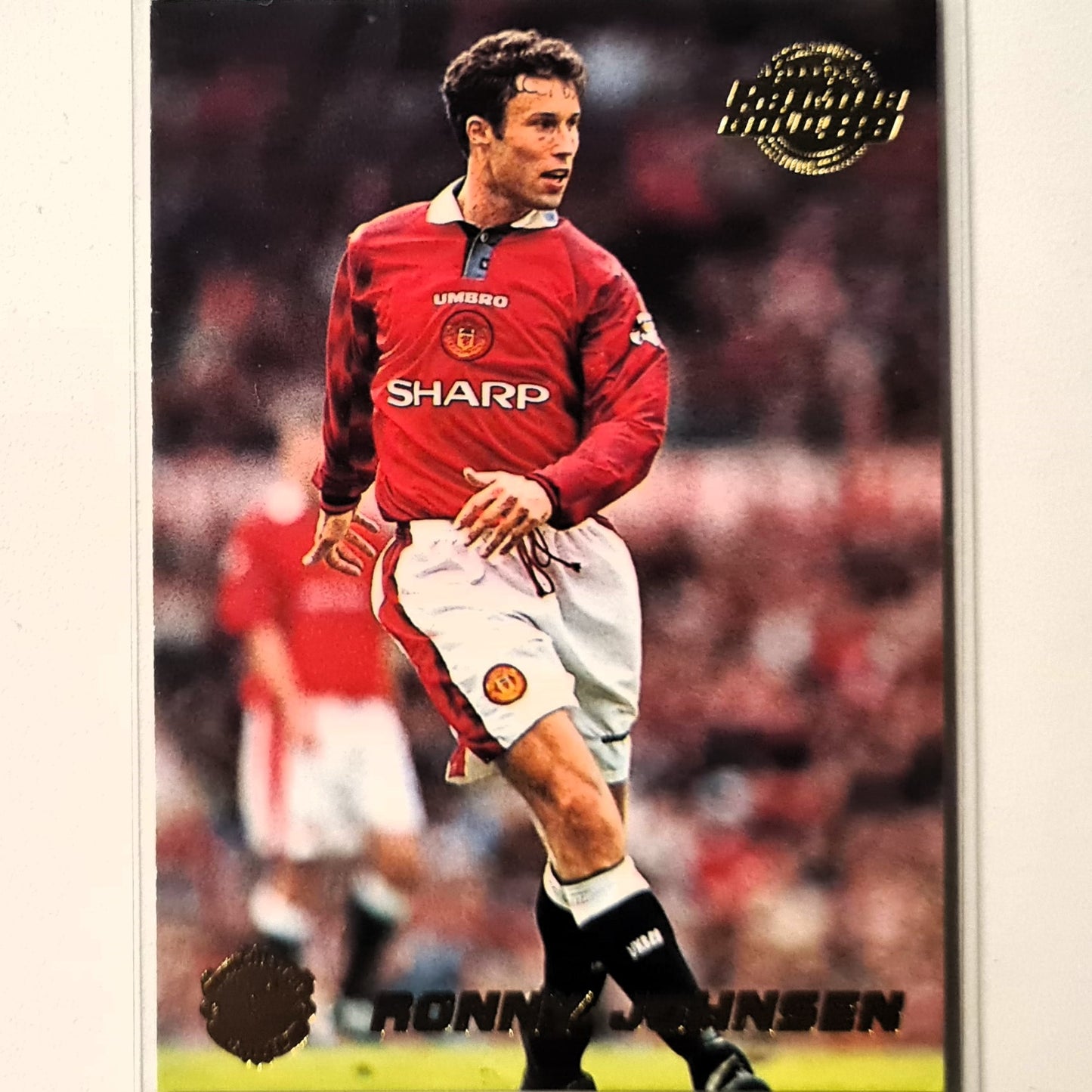 Ronny Johnson 1999 Merlin Premier Gold 99 #85 Soccer Football Manchester United very good Sleeved