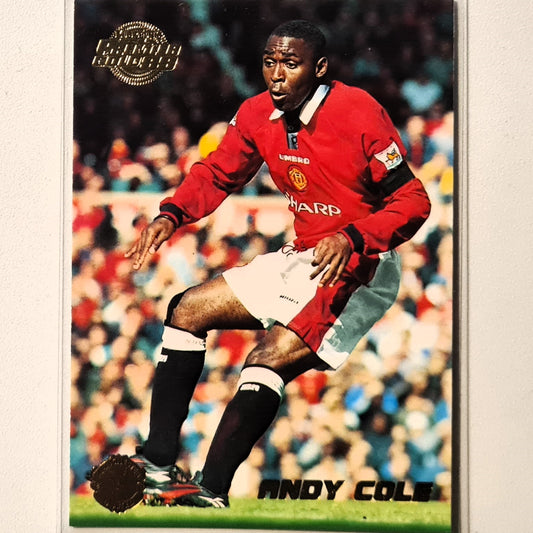 Andy Cole 1999 Merlin Premier Gold 99 #88 Football League Soccer #88 Football Manchester United very good Sleeved