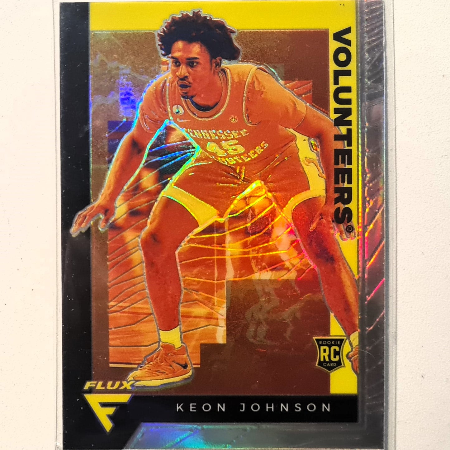 Keon Johnson 2021 Panini Chronicles Flux Prizm draft picks Rookie RC #231 NBA Basketball Portland Trail Blazers/volunteers Excellent/mint Sleeved