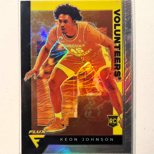 Keon Johnson 2021 Panini Chronicles Flux Prizm draft picks Rookie RC #231 NBA Basketball Portland Trail Blazers/volunteers Excellent/mint Sleeved
