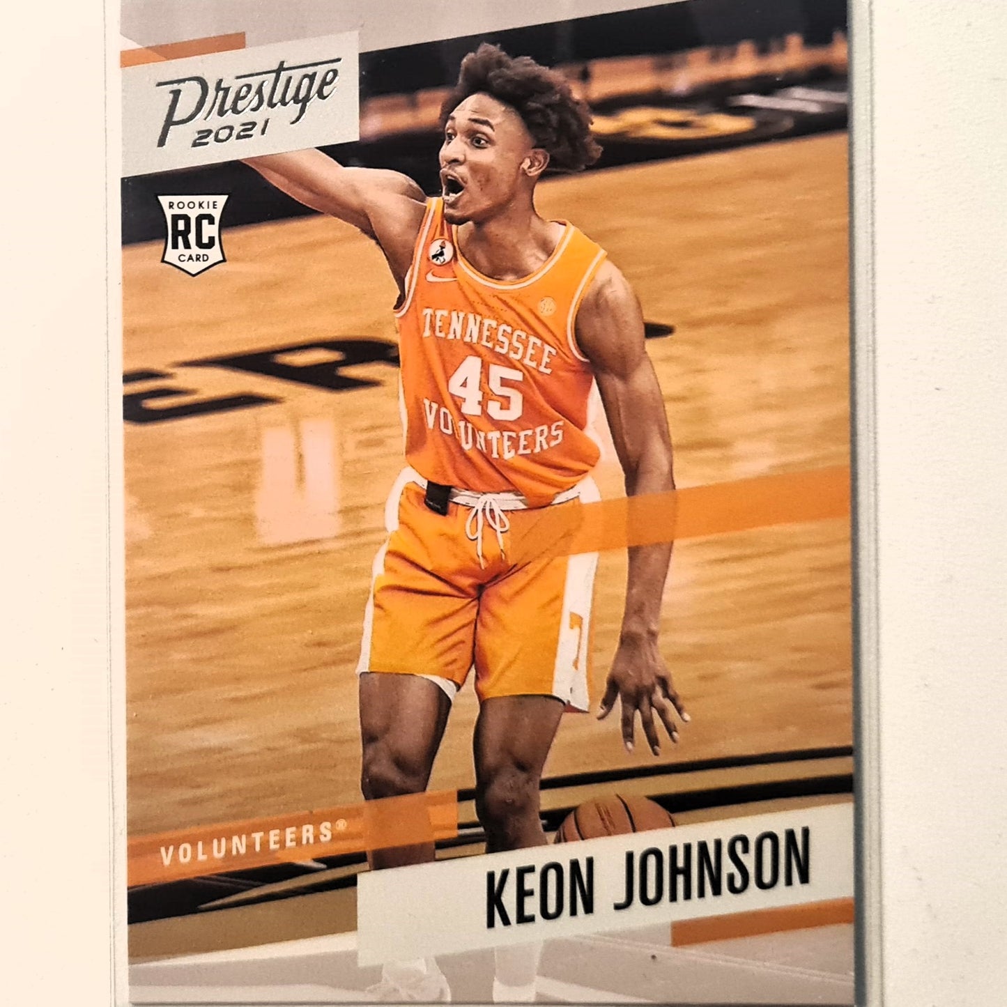 Keon Johnson 2021 Panini Chronicles Prestige draft picks Rookie RC #374 NBA Basketball Portland Trail Blazers/volunteers Excellent/mint Sleeved