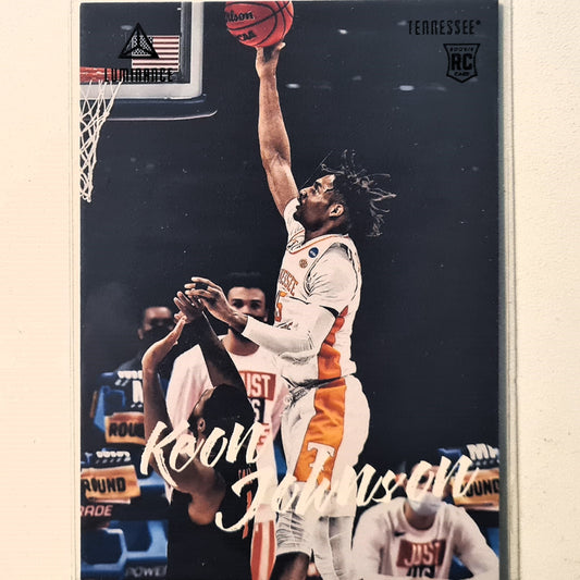 Keon Johnson 2020-21 Panini Chronicles Luminance draft picks Rookie RC #81 NBA Basketball Portland Trail Blazers/volunteers Excellent/mint Sleeved