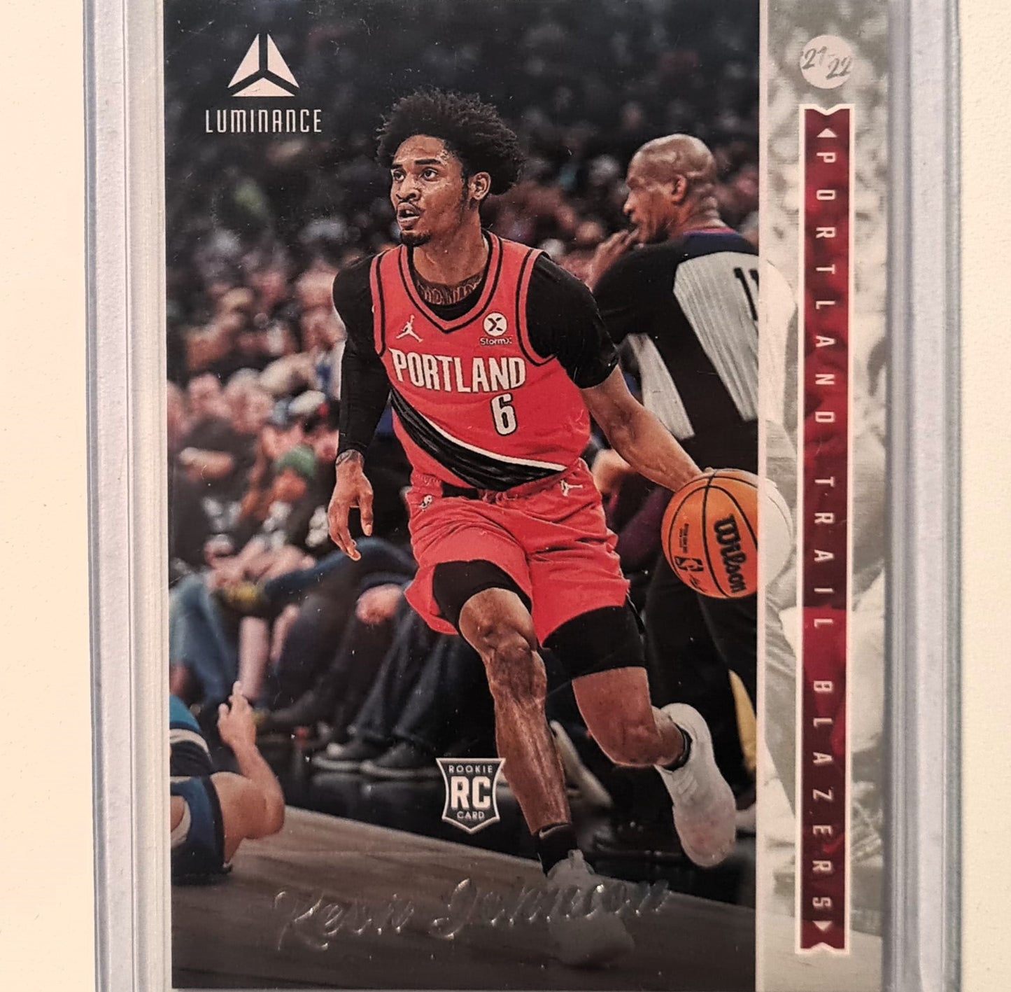 Keon Johnson 2020-21 Panini Chronicles Luminance Rookie RC #255 NBA Basketball Portland Trail Blazers Excellent/mint Sleeved