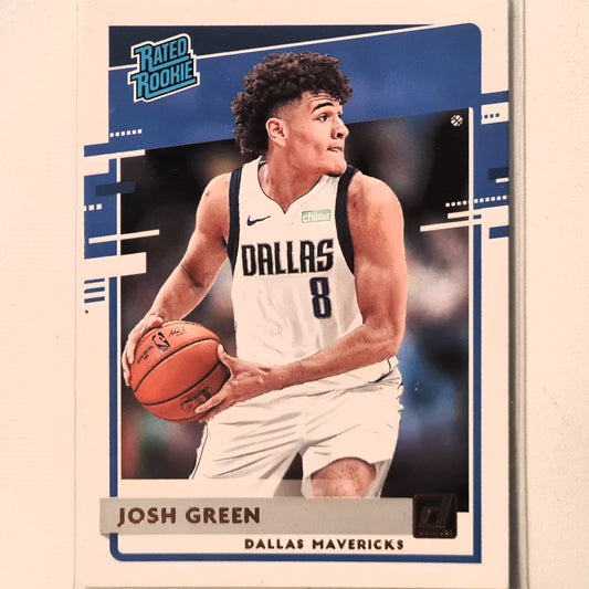 Josh Green 2020-21 Panini Donruss Rated rookie RC #234 NBA Basketball Dallas Mavericks Excellent Sleeved