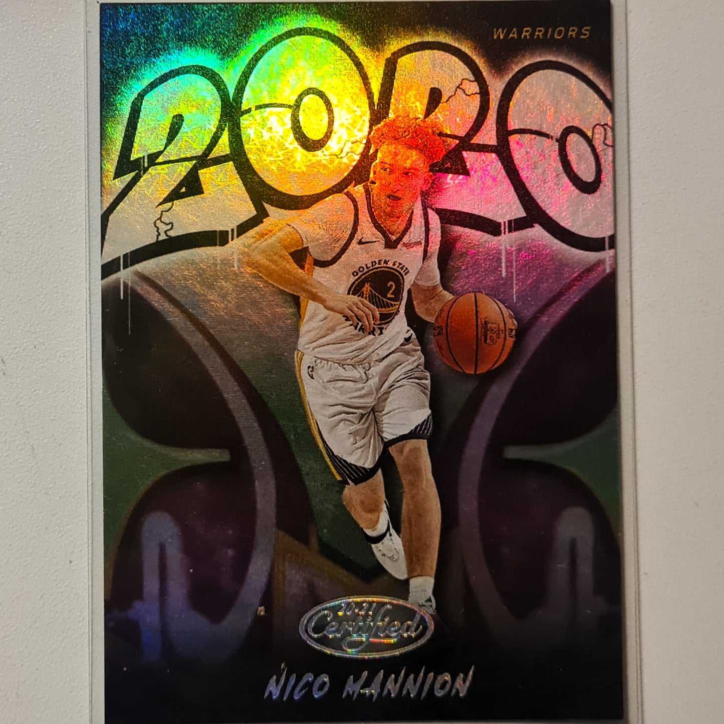 Nico Mannion Panini 2020-21 Certified Holo #2 NBA Basketball Golden State Warriors very good Sleeved