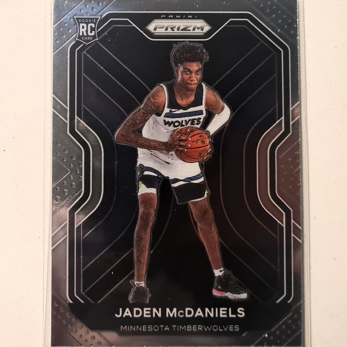 Jaden McDaniels 2020-21 Panini Prizm Rookie RC #277 NBA Basketball Minnesota Timberwolves Excellent Sleeved