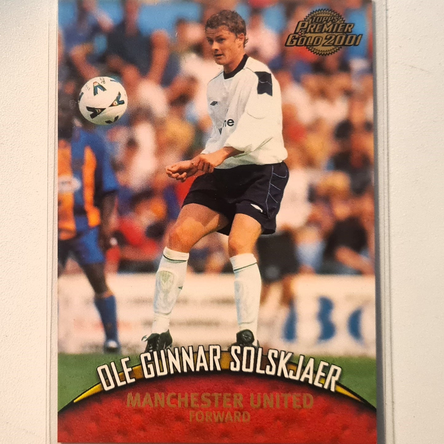 Ole Gunnar Solskjaer 2001 Topps Premier gold 2001 #86 Soccer Football Manchester United Excellent Sleeved