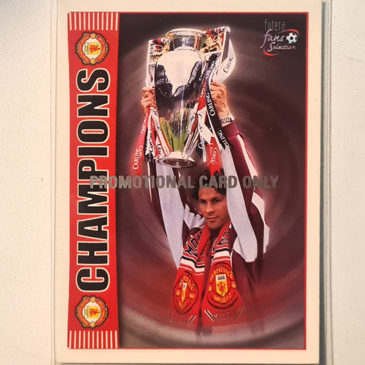 Ryan Giggs 1997 Futera fans selection Champions  promo card #75 Soccer Football Manchester United Excellent Sleeved